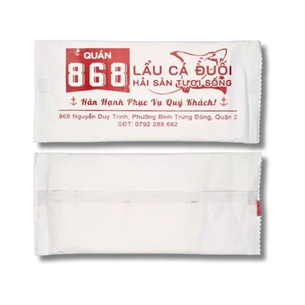 Khăn lạnh quán ăn mẫu 9